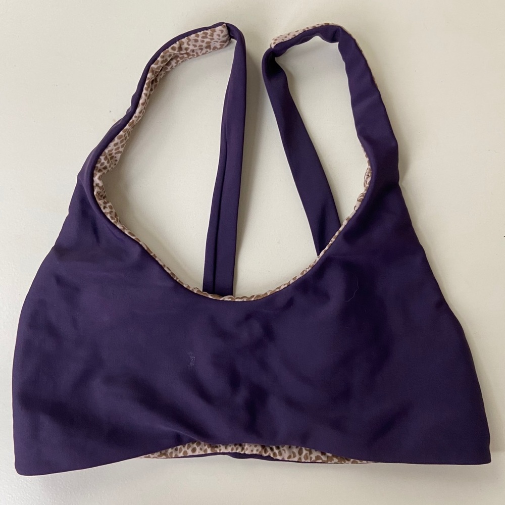 Acacia blackberry bikini top